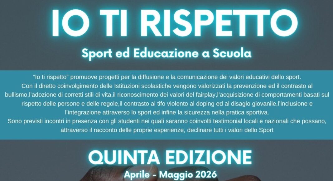 progetto di educazione civico sportiva “Io ti rispetto”