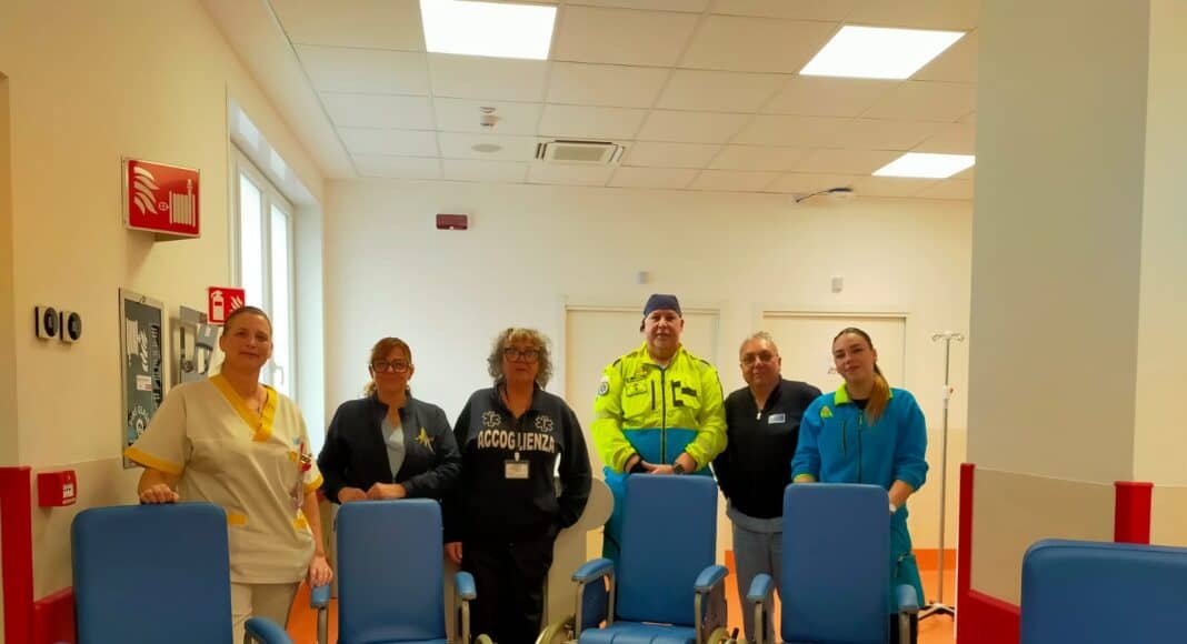 Pronto Soccorso Valdarno: arrivano 10 nuove sedie a rotelle
