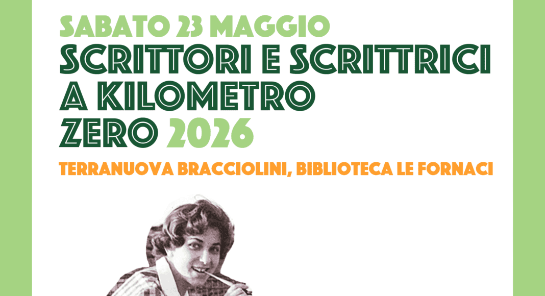 A Terranuova torna “Scrittori e scrittrici a kilometro 0” il 23 maggio