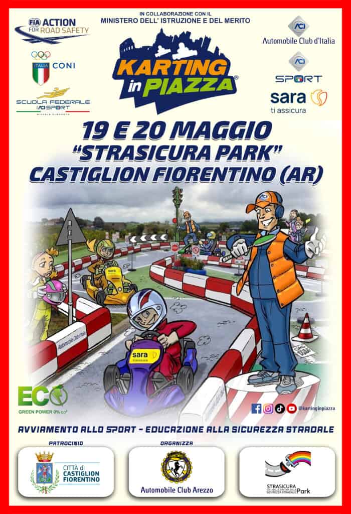 A Montecchio Vesponi la sicurezza stradale con “Karting in Piazza” e Aci Arezzo