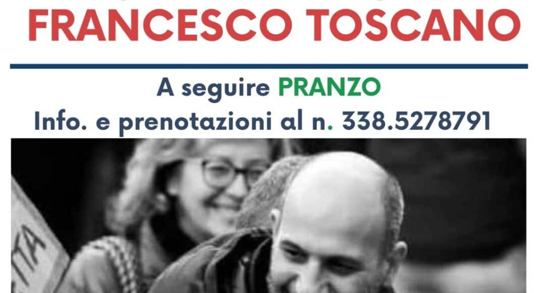 Francesco Toscano di Democrazia Sovrana Popolare farà tappa ad Arezzo