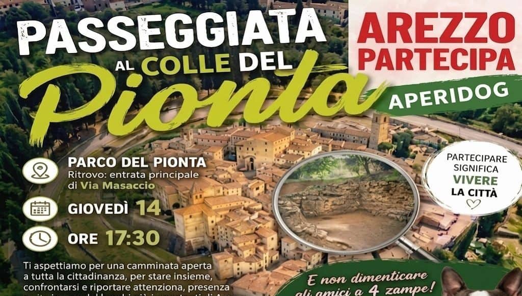 Giovedì 14 il PD organizza una passeggiata al Parco del Pionta