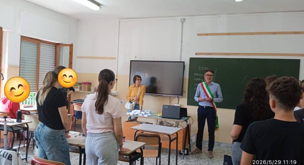 Laterina il Sindaco incontra gli studenti per parlare di Costituzione