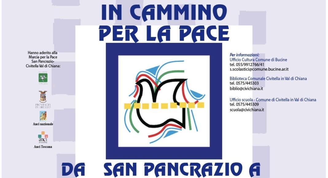 Marcia per la Pace da San Pancrazio a Civitella il 23 maggio