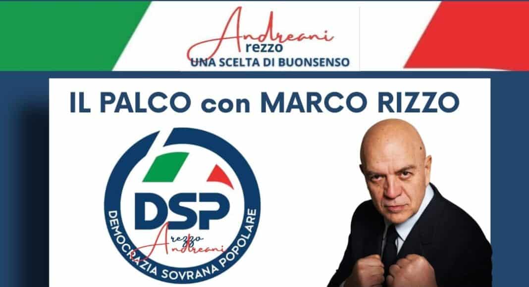 Democrazia Sovrana popolare: arriva ad Arezzo Marco Rizzo il 12 Maggio