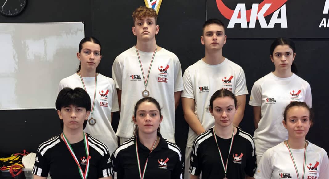 Un doppio titolo toscano per l’AKA Team Karate di Arezzo