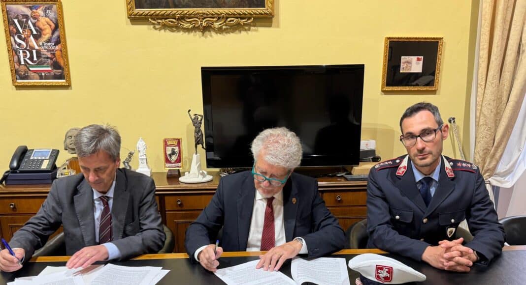 Arezzo accordo sicurezza sul sistema di videosorveglianza