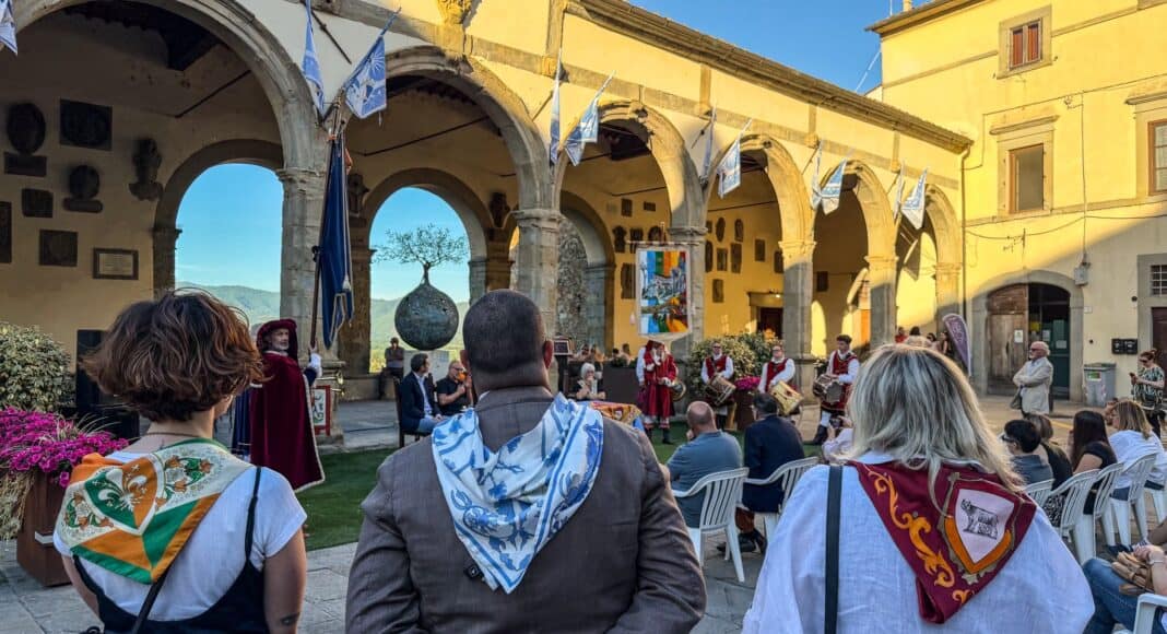 Presentato il Drappo del Palio di Castiglion Fiorentino.