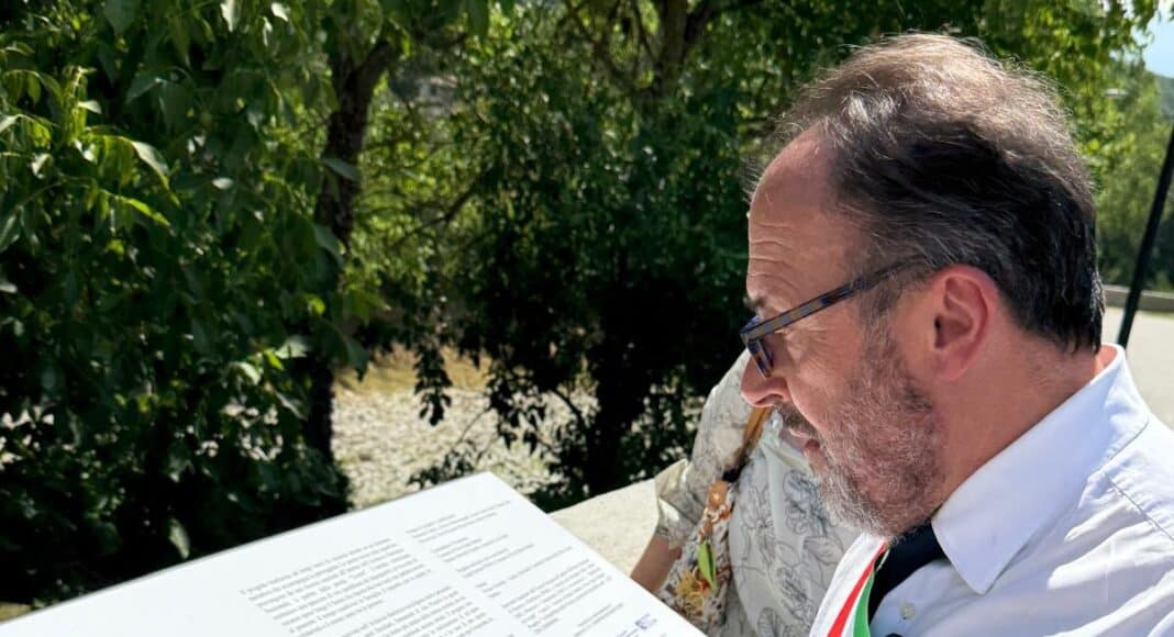 Inaugurato a Pieve Santo Stefano il Largo dei Ricordi lungo il Tevere