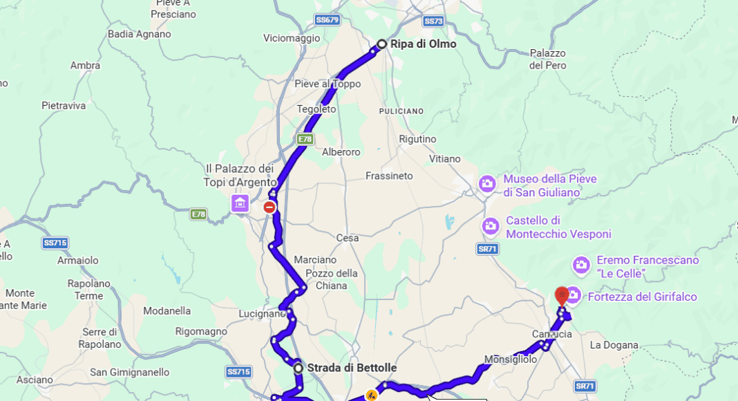 SR71 cortona Bettolle