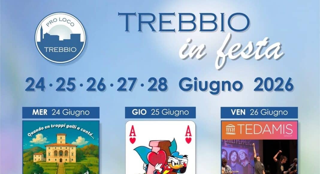 Sansepolcro dal 24 al 28 giugno torna Trebbio in Festa