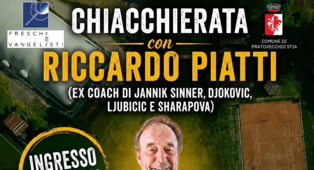 Stia celebra il grande tennis con Riccardo Piatti, ospite d’eccezione
