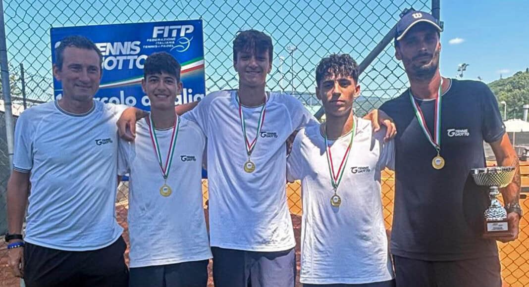 Il Tennis Giotto vince il titolo regionale a squadre con l’Under16