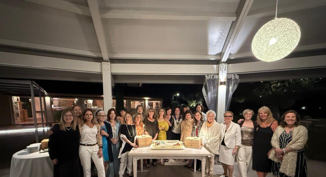 Inner Wheel Club Arezzo: passaggio del collare tra Bidini e Bordignon