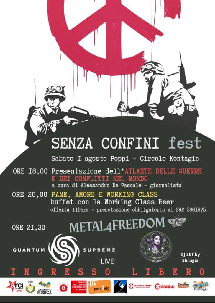 A Ponte a Poppi "Senza Confini", il festival di ARCI Arezzo