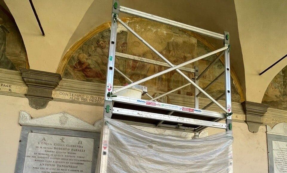 Al via il restauro delle Lunette del Chiostro di San Francesco di Castiglion Fiorentino