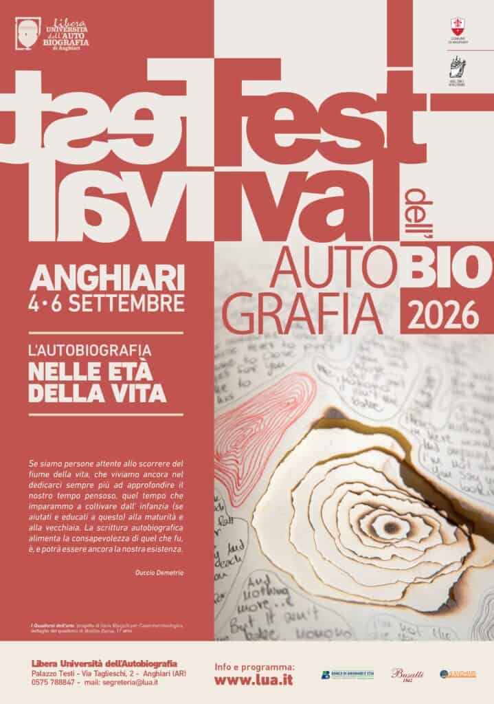 Locandina Festival dell'Autobiografia 2026