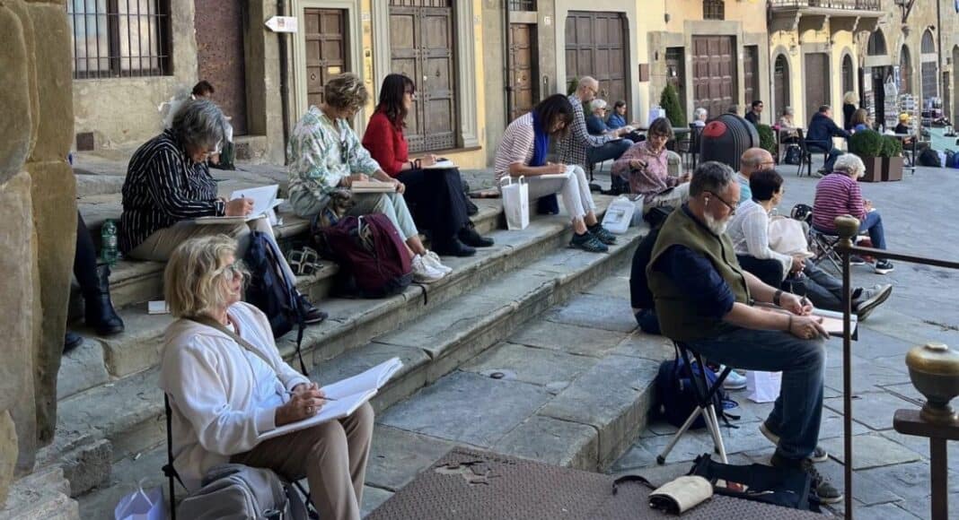 «Disegna Cortona», Urban Sketchers