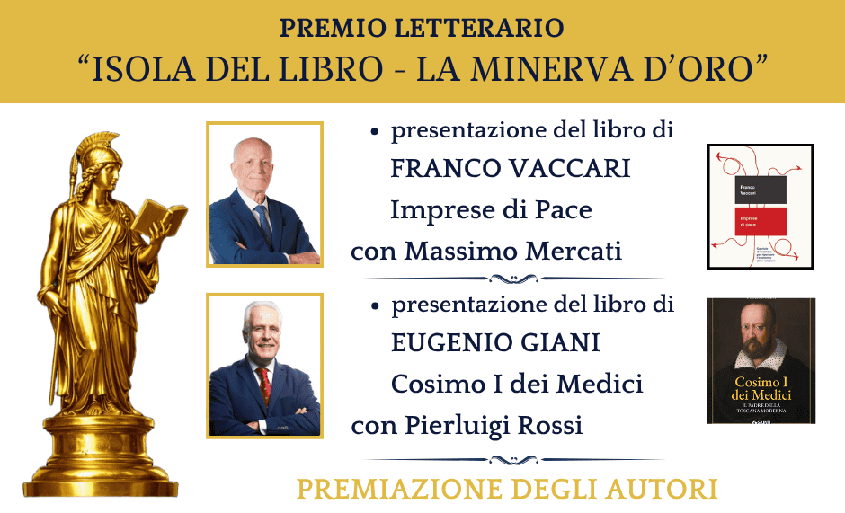 Eugenio Giani e Franco Vaccari all'Isola del Libro