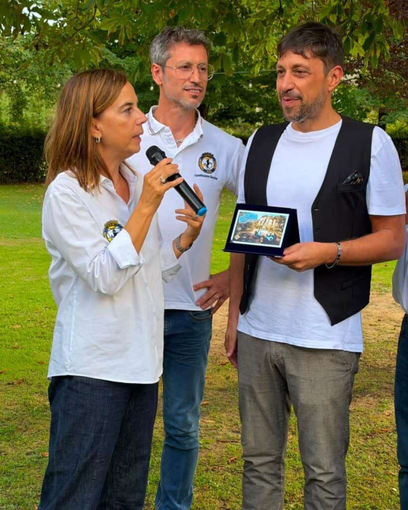 Lorenzo Tinozzi con Silvia Capacci