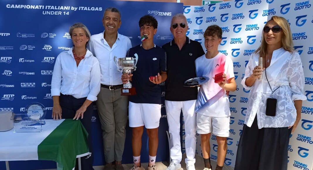 Giovanni Di Leva vince un doppio tricolore al Tennis Giotto