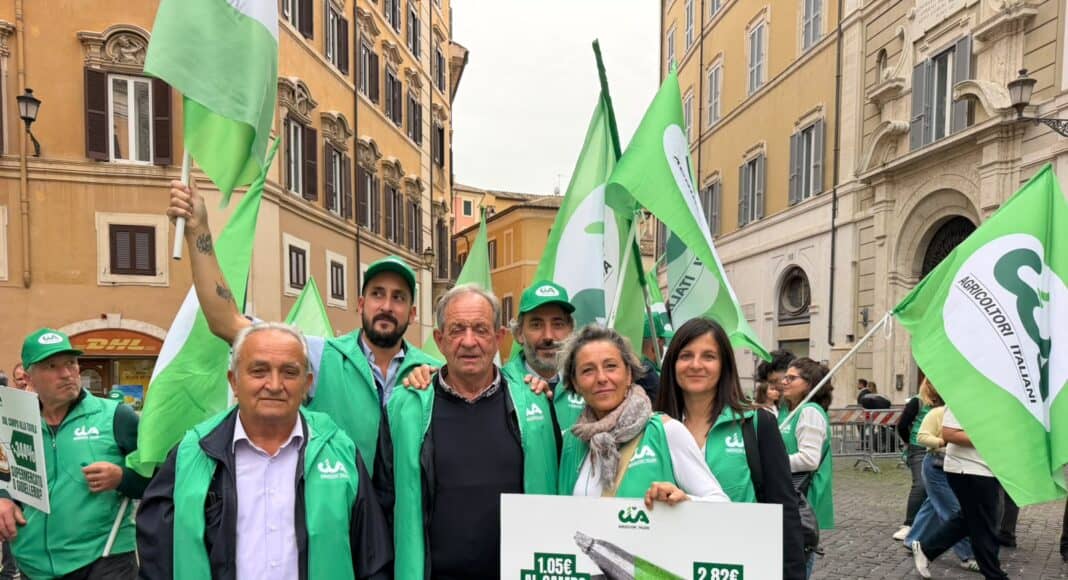 Cia Arezzo a Roma in protesta davanti a Montecitorio