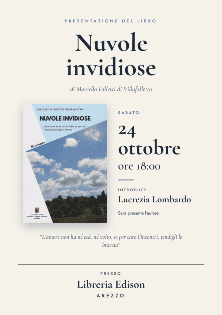 Arezzo: presentazione del libro di Marcello Falletti di Villafalletto